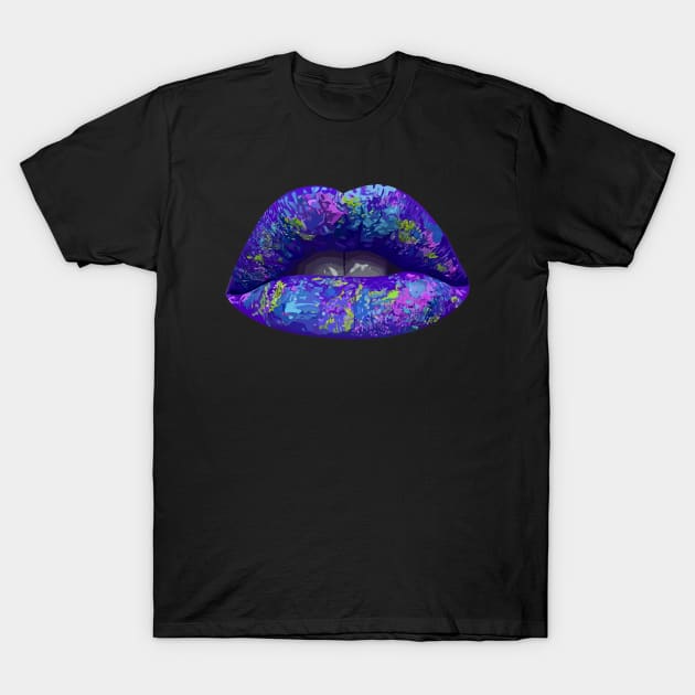 Painted Lips T-Shirt by thedailysoe